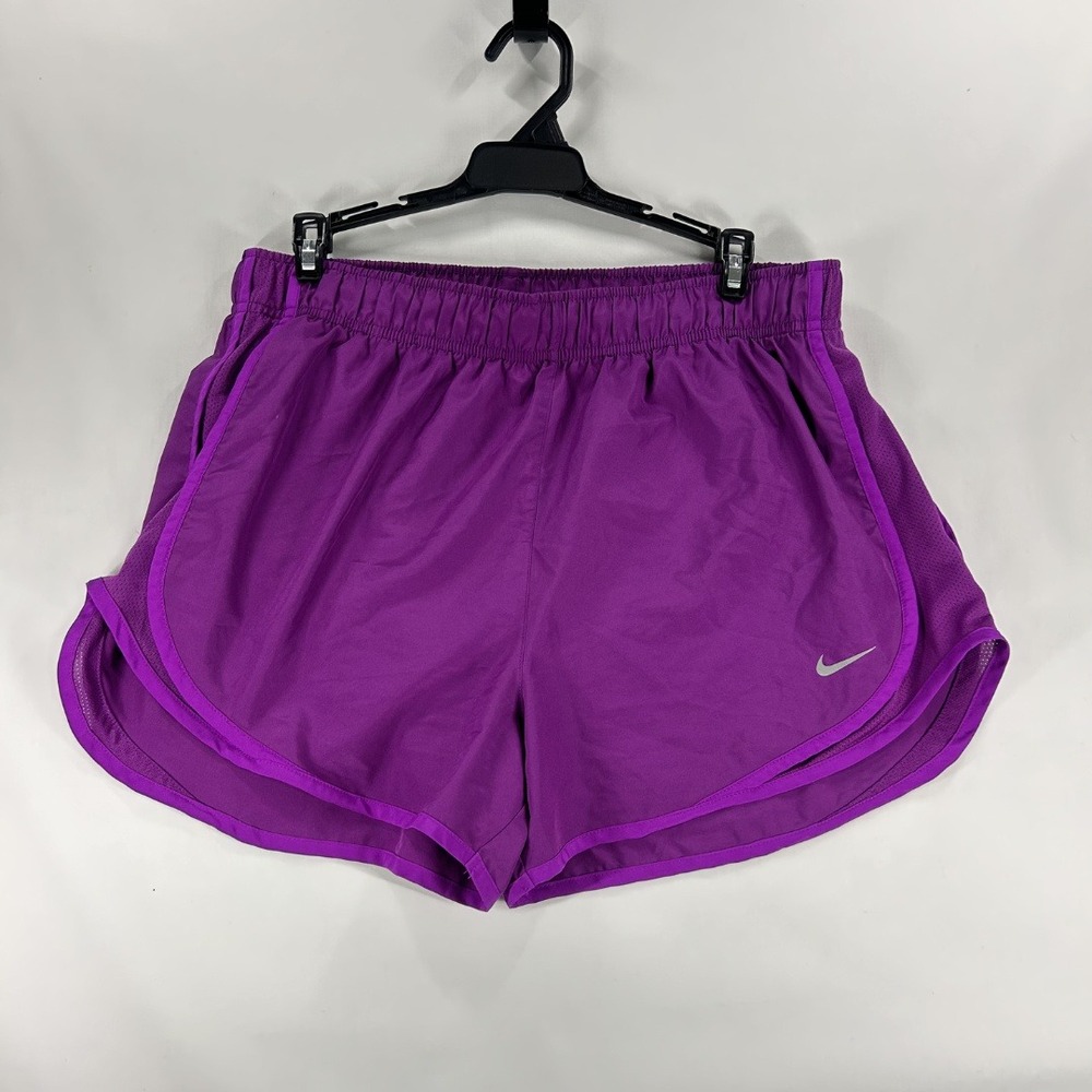 Nike Tempo  Preloved Woman's Dri-Fit Running Shorts Large Purple